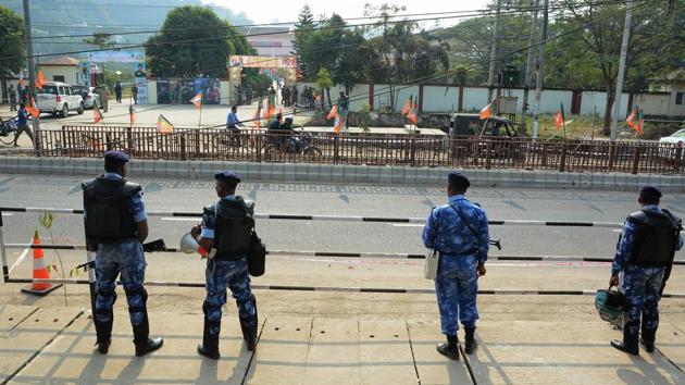 Rapid Action Force (RPF) men keep vigil outside in Guwahati. Image used for representational purpose only. (File photo: PTI) Rapid Action Force (RPF) men keep vigil outside in Guwahati. Image used for representational purpose only. (File photo: PTI)