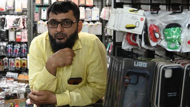 “We open the shop and wait but there are no customers,” the 36-year-old Malkani said on the other end of the spectrum. “I have been working since I turned 16 and have never seen this extent of slowdown. It’s just too scary.” (Punit Paranjpe / AFP) “We open the shop and wait but there are no customers,” the 36-year-old Malkani said on the other end of the spectrum. “I have been working since I turned 16 and have never seen this extent of slowdown. It’s just too scary.” (Punit Paranjpe / AFP)