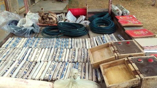 Huge quantity of illegal explosives were recovered from a trader’s house in Odisha.(HT Photo/File/Representative)