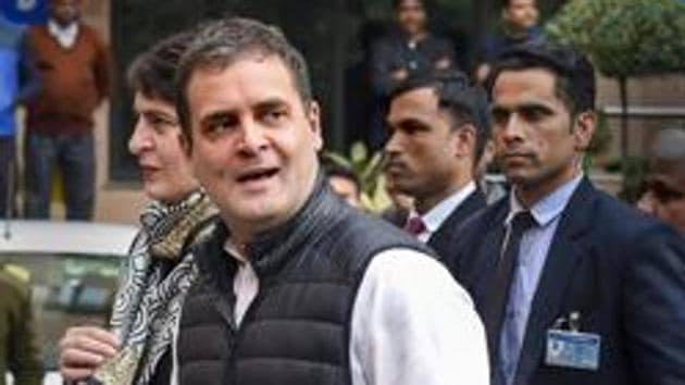Congress leader Rahul Gandhi on Wednesday attacked the government over the state of the economy(PTI) Congress leader Rahul Gandhi on Wednesday attacked the government over the state of the economy(PTI)