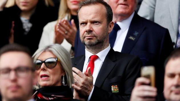 Manchester United executive vice-chairman Ed Woodward in the stands.(Action Images via Reuters)