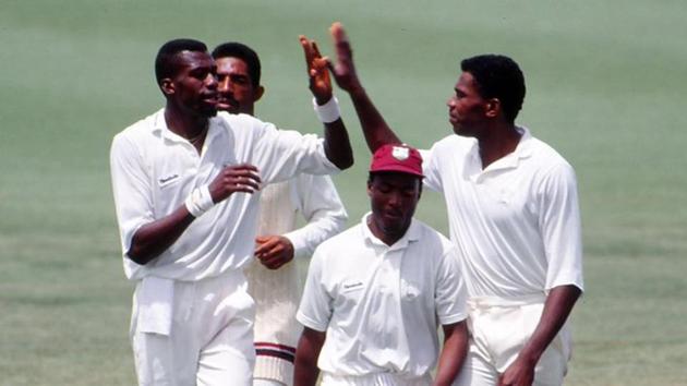 Curtly Ambrose and Ian Bishop had an absolute party(Twitter)