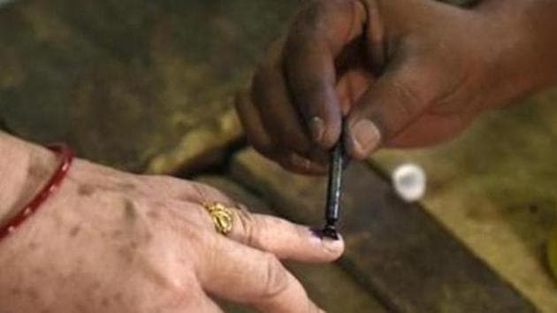 The voting in Delhi will take place at 13,750 polling booths.(Sonu Mehta/HT PHOTO) The voting in Delhi will take place at 13,750 polling booths.(Sonu Mehta/HT PHOTO)