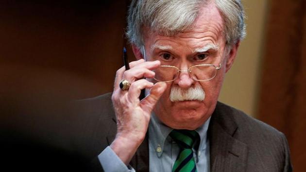 White House told former national security advisor John Bolton that a book he has written reportedly containing damaging evidence for President Donald Trump cannot be published in its current form(REUTERS)