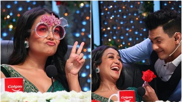 Pictures and videos of Aditya Narayan and Neha Kakkar from the upcoming episode of Indian Idol 11 are going viral online.