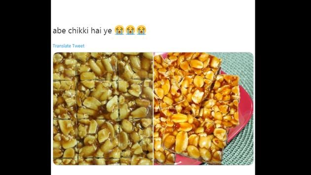 The Internet has since exploded with memes that compare the sun’s surface with chikki.(Twitter)