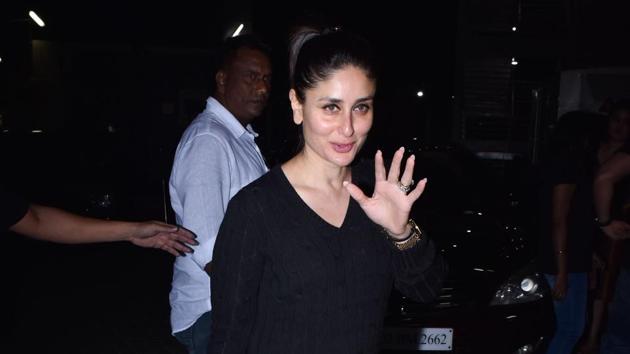 Kareena Kapoor Khan at the screening of Jawaani Jaaneman.(Varinder Chawla)