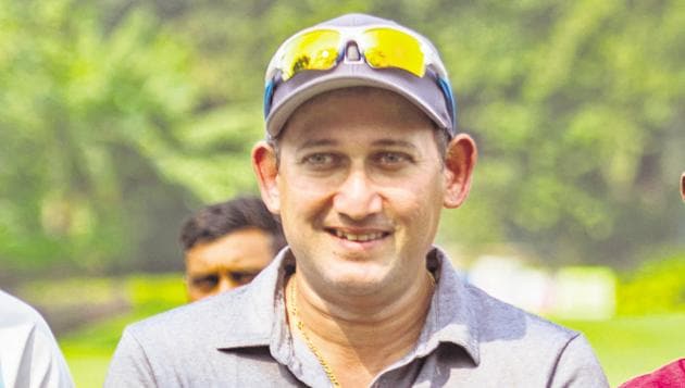 Former India cricketer Ajit Agarkar.(Aalok Soni/HT Photo)