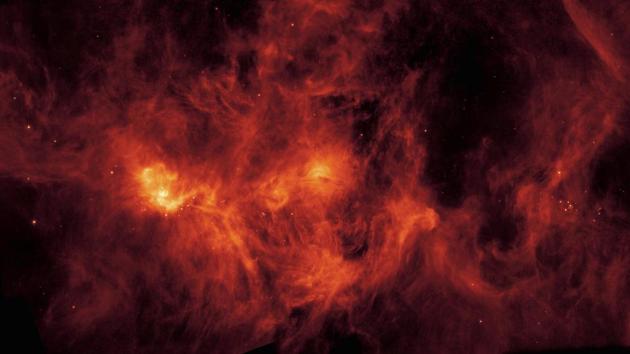 The Perseus Molecular Cloud, a collection of gas and dust over 500 light-years across, hosting an abundance of young stars, captured by the Spitzer Space Telescope. (NASA / JPL-Caltech /AP) The Perseus Molecular Cloud, a collection of gas and dust over 500 light-years across, hosting an abundance of young stars, captured by the Spitzer Space Telescope. (NASA / JPL-Caltech /AP)