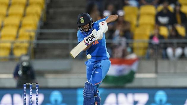 India's Manish Pandey bats during the Twenty/20 cricket international between India and New Zealand. (AP)