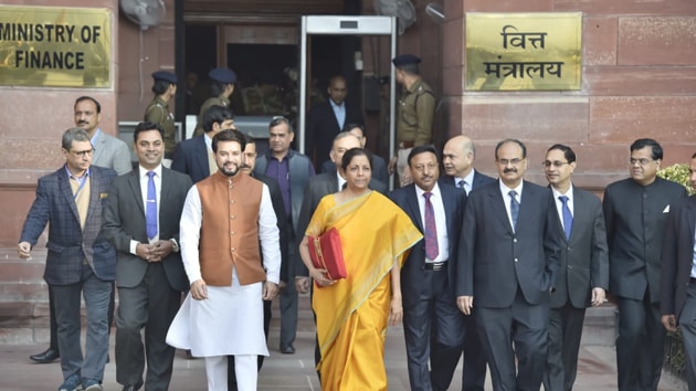 Union finance minister Nirmala Sitharaman will present Union Budget 2020 on Feb 1, 2020. (Ajay Aggarwal / HT Photo) Union finance minister Nirmala Sitharaman will present Union Budget 2020 on Feb 1, 2020. (Ajay Aggarwal / HT Photo)
