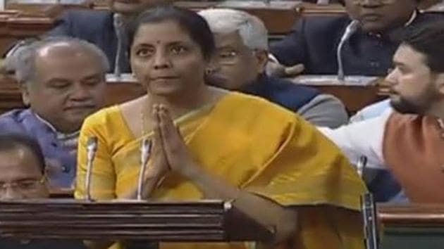 Nirmala Sitharaman quoted Pt Dina Nath Kaul’s poem in Union Budget 2020. (HT File Photo) Nirmala Sitharaman quoted Pt Dina Nath Kaul’s poem in Union Budget 2020. (HT File Photo)