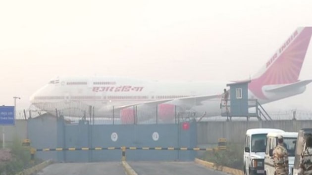 Two Indians were prevented from boarding the special Air India flight from Wuhan by the Chinese immigration authorities because both were running high temperatures. (ANI photo)