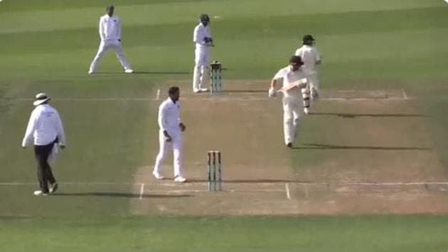 India A vs New Zealand A unofficial test(Screen grab)