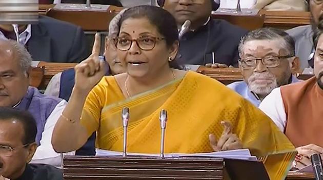 Finance Minister Nirmala Sitharaman (PTI file photo) Finance Minister Nirmala Sitharaman (PTI file photo)