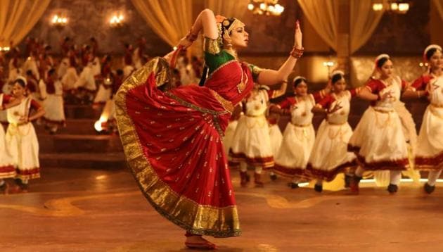 Kangana Ranaut in a still from Thalaivi.