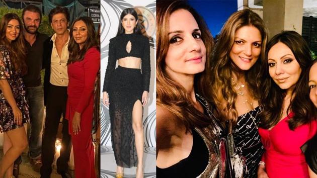 Shanaya Kapoor Steals Attention From Shah Rukh Khan At Gauri Khan S Bash Sussanne Khan Karan Johar Also Attend See Pics Hindustan Times Find the perfect nandita mahtani stock photos and editorial news pictures from getty images. shah rukh khan at gauri