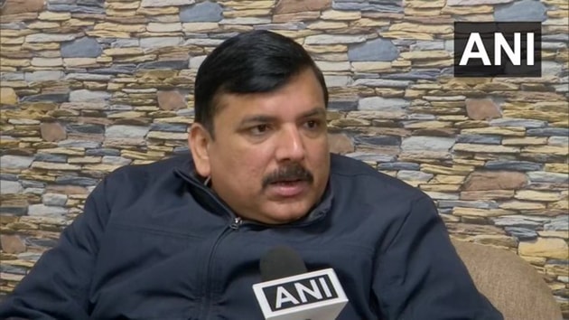 Aam Aadmi Party (AAP) Rajya Sabha MP Sanjay Singh also said the Election Commission should ban Yogi Adityanath. (ANI) Aam Aadmi Party (AAP) Rajya Sabha MP Sanjay Singh also said the Election Commission should ban Yogi Adityanath. (ANI)
