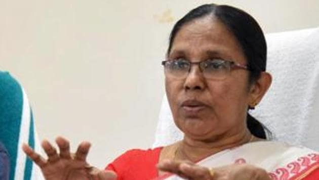 Kerala Health Minister K K Shailaja said the government will enforce quarantine orders to fight coronavirus.(PTI File Photo) Kerala Health Minister K K Shailaja said the government will enforce quarantine orders to fight coronavirus.(PTI File Photo)