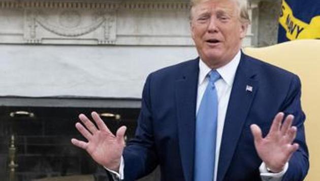 As Dorian headed for the southeastern US in early September, Trump tweeted that Alabama was “most likely to be hit (much) harder than anticipated.” (Bloomberg File Photo) As Dorian headed for the southeastern US in early September, Trump tweeted that Alabama was “most likely to be hit (much) harder than anticipated.” (Bloomberg File Photo)