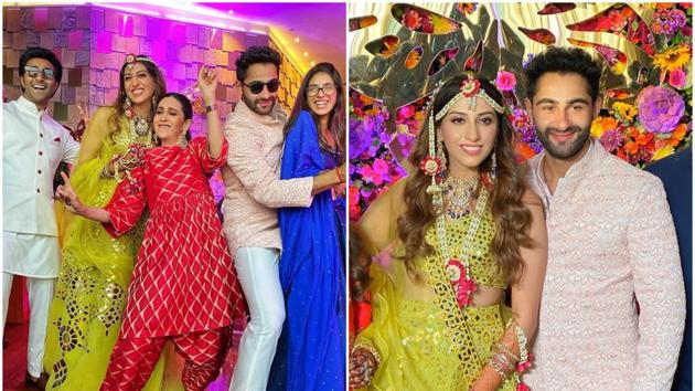 Armaan Jain and Anissa Malhotra’s sangeet ceremony on Sunday night was a star-studded affair.