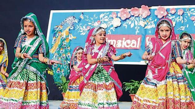 A colourful folk dance in progress.(HT)