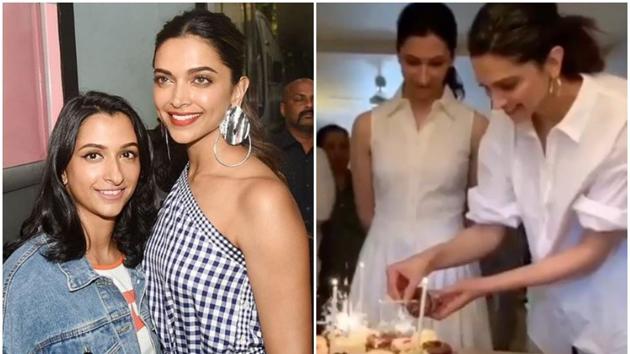 Deepika Padukone with sister Anisha at latter’s birthday party.(Instagram)