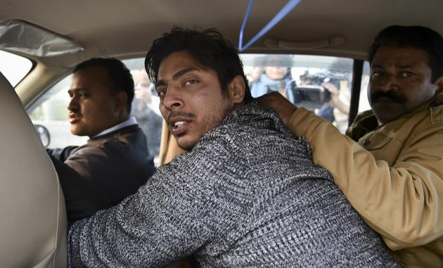 The person who opened fire outside the Shaheen Bagh protest venue, New Delhi, February 1. The State is tasked with the duty of maintaining law and order and preventing violence, while safeguarding democratic rights. In this case, it is clearly the responsibility of the Delhi Police — which reports directly to the ministry of home affairs — to ensure that no violence occurs (PTI) The person who opened fire outside the Shaheen Bagh protest venue, New Delhi, February 1. The State is tasked with the duty of maintaining law and order and preventing violence, while safeguarding democratic rights. In this case, it is clearly the responsibility of the Delhi Police — which reports directly to the ministry of home affairs — to ensure that no violence occurs (PTI)
