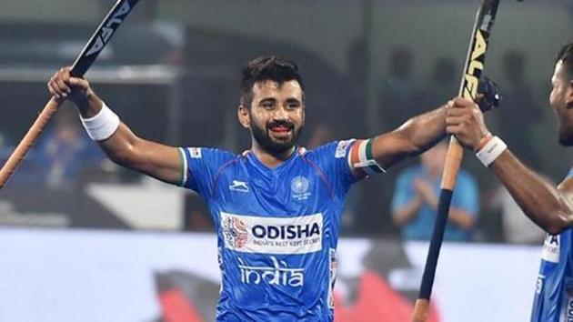 Indian Captain Manpreet Singh. (PTI) Indian Captain Manpreet Singh. (PTI)