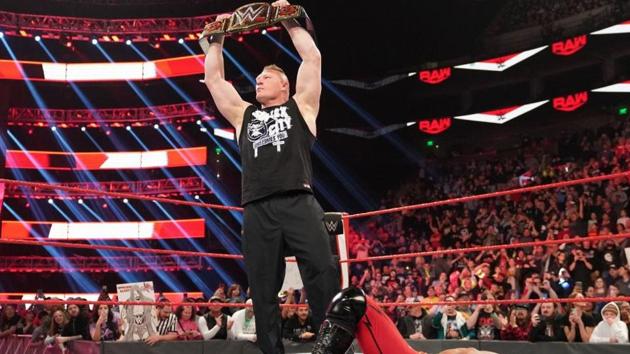 Brock Lesnar returns to Monday Night Raw.(WWE)