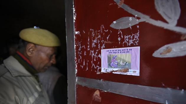 Batham was born in a potter caste family and had four siblings – including a half-brother. His first brush with crime was in 1998 when he was booked under the Scheduled Caste and Scheduled Tribe (Prevention of Atrocities) Act. The next year, he was named in a second caste-based atrocity case. “Two years later, he was arrested for burglary and jailed,” said Mishra. Soon after he was released from jail in that theft case, Subhash stabbed his distant uncle in 2001. (Burhaan Kinu / HT Photo)