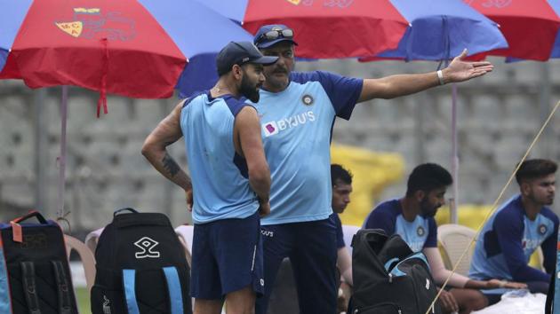 File image of Ravi Shastri and Virat Kohli (AP) File image of Ravi Shastri and Virat Kohli (AP)