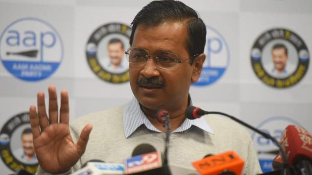 Arvind Kejriwal address Press conference at Party office in New Delhi, India. (Photo: Amal KS/Hindustan Times) Arvind Kejriwal address Press conference at Party office in New Delhi, India. (Photo: Amal KS/Hindustan Times)