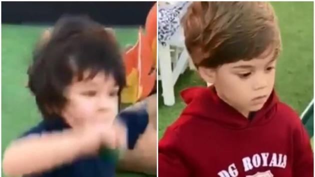 Taimur Ali Khan at Yash and Roohi Johar’s birthday party.