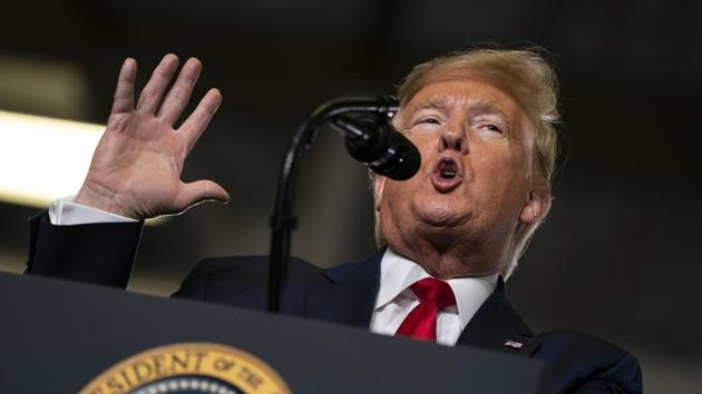 US President Trump is set to visit India sometime between February 21 and February 24. (AP File) US President Trump is set to visit India sometime between February 21 and February 24. (AP File)
