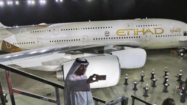 Etihad’s website lists itself as having a fleet of 102 aircraft. It no longer lists its A330s among its fleet, having said it would begin phasing those aircraft out.(AP File Photo)