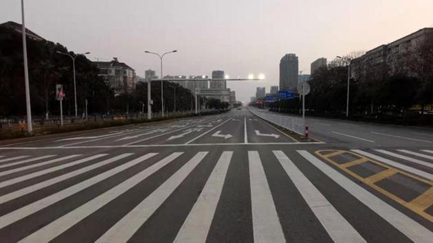 A view of empty roads in Wuhan City, China. Nearly 260 cases have been reported in 31 countries and regions outside mainland China, according to a Reuters tally based on authorities’ figures. (VLADIMIR MARKOV / REUTERS)
