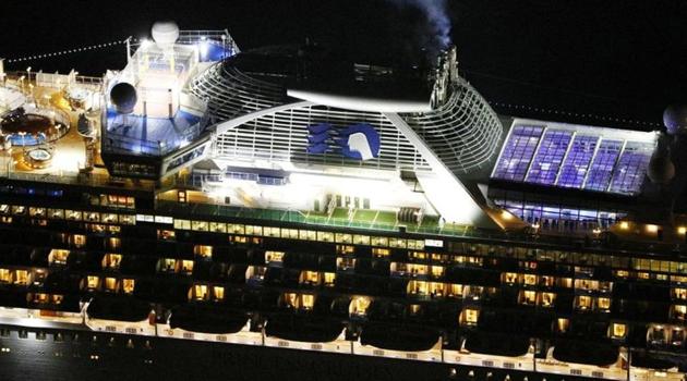 A cruise ship Diamond Princess is seen near Yokohama, Japan, in this photo taken by Kyodo February 3, 2020. Mandatory credit Kyodo/via REUTERS (Reuters) A cruise ship Diamond Princess is seen near Yokohama, Japan, in this photo taken by Kyodo February 3, 2020. Mandatory credit Kyodo/via REUTERS (Reuters)