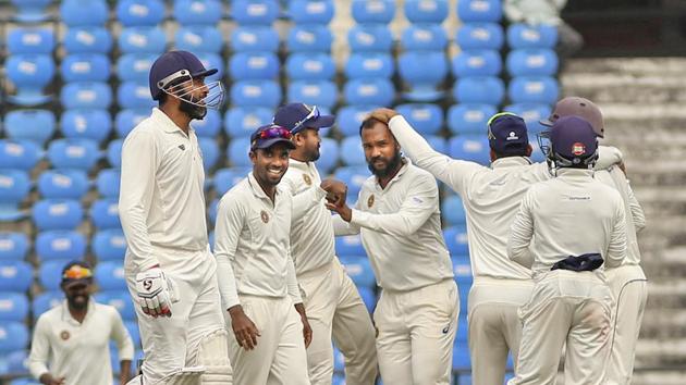 File photo of a Ranji Trophy match (PTI) File photo of a Ranji Trophy match (PTI)