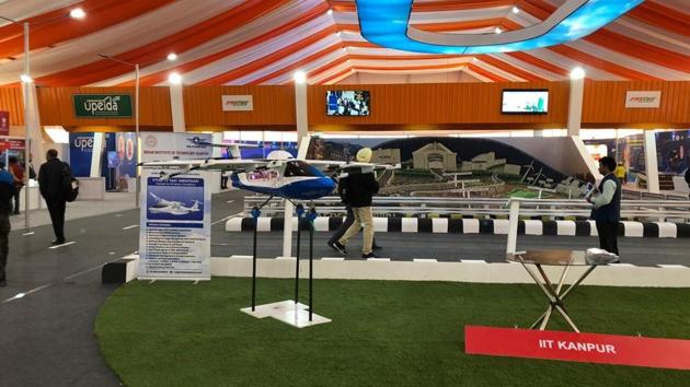 IIT, Kanpur has developed two prototypes of a small-sized unmanned air vehicle.(HT) IIT, Kanpur has developed two prototypes of a small-sized unmanned air vehicle.(HT)
