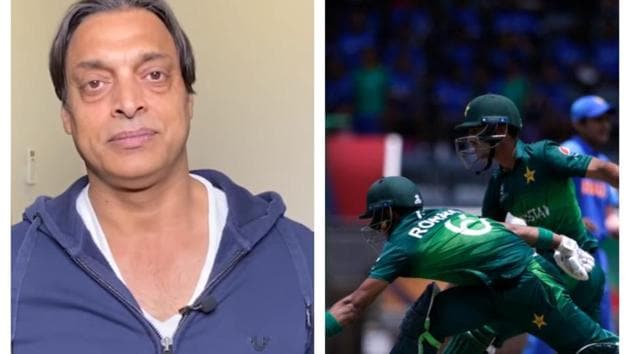 Shoaib Akhtar talks about Pakistan’s defeat against India at U19 World Cup.(HT Collage)