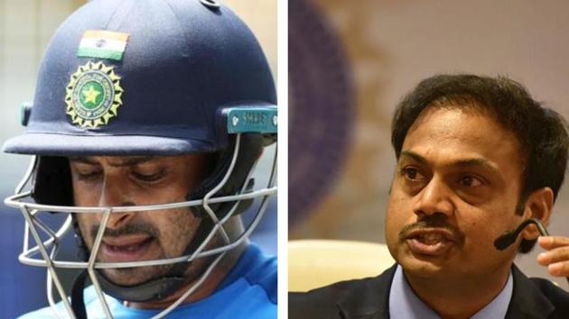 MSK Prasad on Ambati Rayudu.(HT Collage)