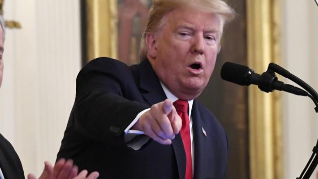 Trump was acquitted by a 52-48 of the charge of abuse of power, with one Republican senator, Mitt Romney, voting to convict him and remove him from office (AP File Photo) Trump was acquitted by a 52-48 of the charge of abuse of power, with one Republican senator, Mitt Romney, voting to convict him and remove him from office (AP File Photo)