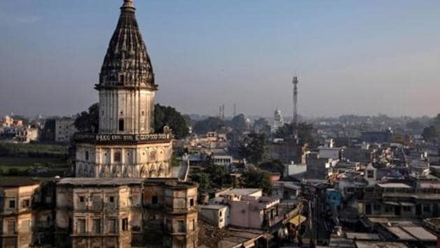 A general view of Ayodhya city. The land for the mosque was selected by the Centre from a shortlist of proposed sites the state government had sent to it.(REUTERS FILE)