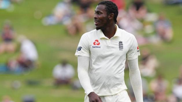 England's Jofra Archer during the match.(REUTERS)