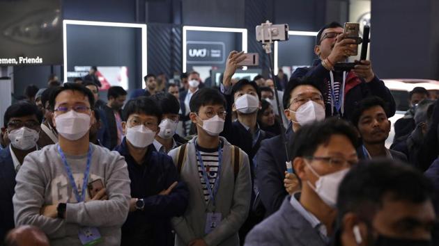 The coronavirus outbreak scare was clearly visible at the expo with China’s FAW Group firm Haima Automobile cancelling its scheduled press conference as top leadership team of the company could not make it to India. On Sunday, India announced temporary suspension of e-visa facility for Chinese travellers and foreigners residing in the neighbouring country and issued a fresh advisory saying anyone with travel history to China since January 15 can be quarantined. (Anushree Fadnavis / REUTERS)