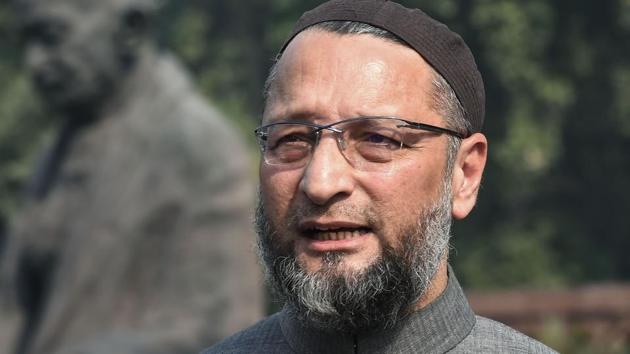 AIMIM MP Asaduddin Owaisi also spoke about the National Population Register (NPR) and the proposed all-India National Register of Citizens (NRC).(PTI File Photo) AIMIM MP Asaduddin Owaisi also spoke about the National Population Register (NPR) and the proposed all-India National Register of Citizens (NRC).(PTI File Photo)