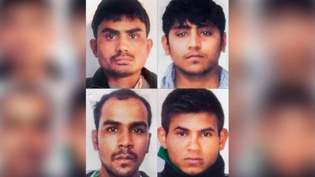 The four convicts in the 2012 Delhi gang rape case. (HT photo) The four convicts in the 2012 Delhi gang rape case. (HT photo)