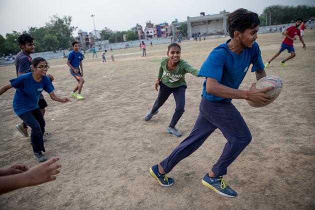 Playing together teaches the team respect for each other. It breaks stereotypes. And it teaches the players that public spaces belong to all.(NAMITA BHANDARE)