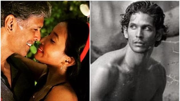 Milind Soman shared a picture from his modelling days on Thursday.(Instagram)